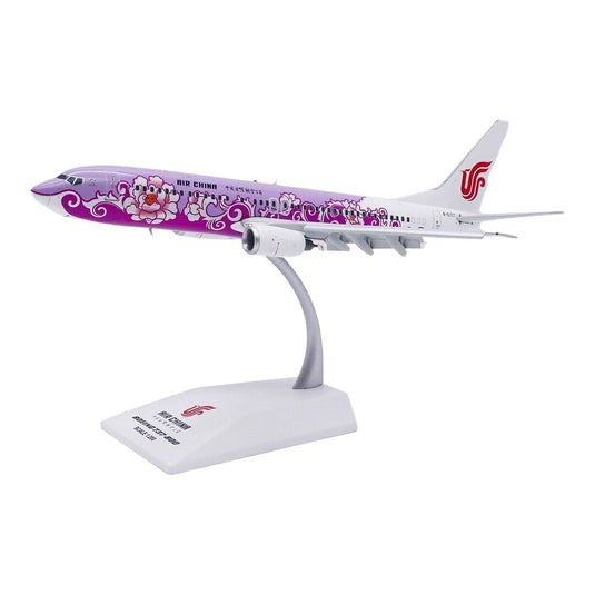 中国国際航空 Air China ボーイング 737-800 B-5177 ピンクピオニー特別塗装 / JC Wings 1/200 飛行機模型 旅客機