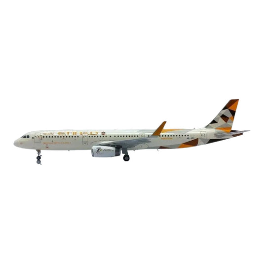 エティハド航空 Etihad Airways エアバス A321-200 A6-AEE / JC Wings 1/200 飛行機模型 旅客機