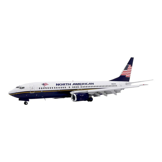 ノースアメリカン航空 North American Airlines ボーイング 737-800 N802NA / JC Wings 1/200 飛行機模型 旅客機