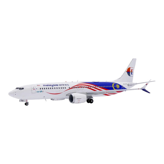 マレーシア航空 Malaysia Airlines ボーイング 737-MAX8 9M-MVD / JC Wings 1/200 飛行機模型 旅客機