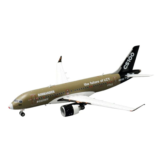 ボンバルディア Bombardier エアバス A220-100 C-GWYD 「the future of LCY」 / JC Wings 1/400 飛行機模型 旅客機