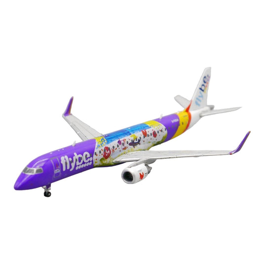 フライビー Flybe エンブラエル 190-200LR キッズ＆ティーンズ特別塗装 G-FBEM / JC Wings 1/400 飛行機模型 旅客機