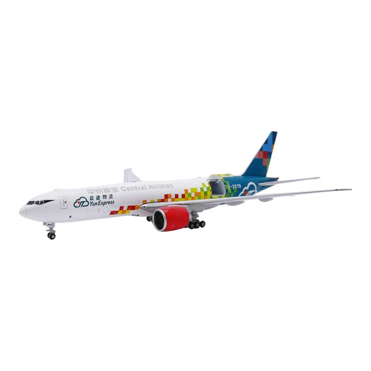 セントラル・エアラインズ Central Airlines ボーイング 777-200LRF B-2079 雲途物流 Yun Express / JC Wings 1/400 飛行機模型 貨物機