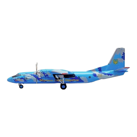 ウクライナ空軍 Ukrainian Air Force アントノフ AN-26 08 / JC Wings 1/400 飛行機模型 ミリタリー