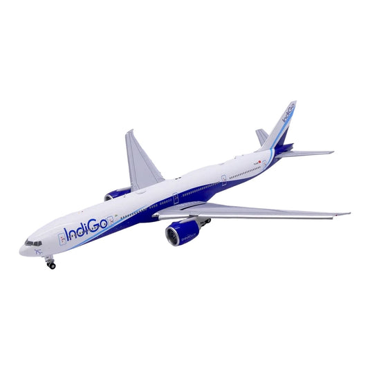 インディゴ IndiGo ボーイング 777-300ER TC-LKD フラップダウン仕様 / JC Wings 1/400 飛行機模型 旅客機