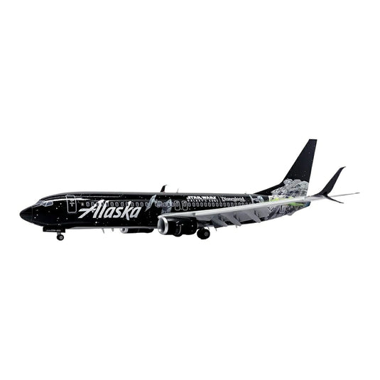 アラスカ航空 Alaska Airlines ボーイング 737-800 「スター・ウォーズ」特別塗装 フラップダウン仕様 N538AS / JC Wings 1/200 飛行機模型 旅客機