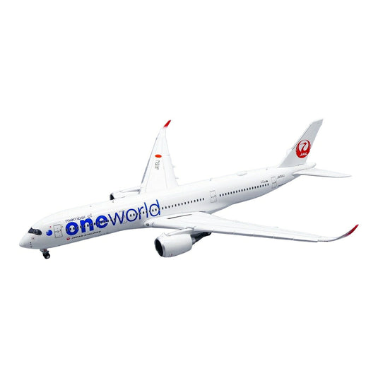 JAL日本航空 Japan Airlines エアバス A350-900XWB JA15XJ ワンワールド特別塗装 フラップダウン仕様 / JC Wings 1/400 飛行機模型 旅客機