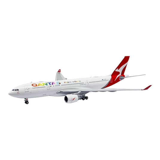 カンタス航空 Qantas Airways エアバス A330-200 VH-EBL 「Pride is in the air」特別塗装 / JC Wings 1/400 飛行機模型 旅客機