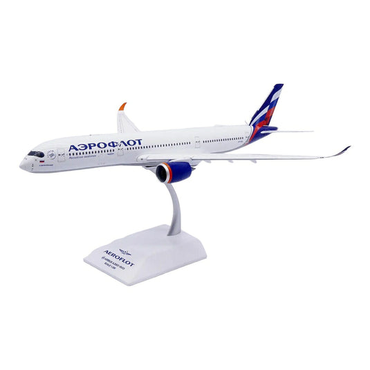 アエロフロート Aeroflot エアバス A350-900 VP-BXA フラップダウン仕様 / JC Wings 1/200 飛行機模型 旅客機