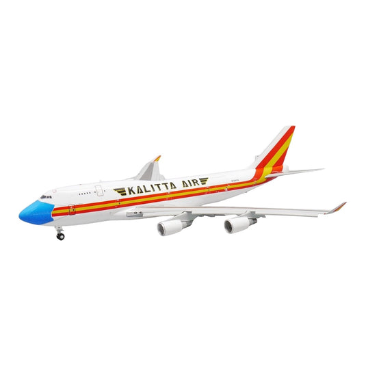 カリッタエア Kalitta Air ボーイング 747-400BCF マスク塗装 フラップダウン仕様 N744CK / JC Wings 1/200 飛行機模型 旅客機