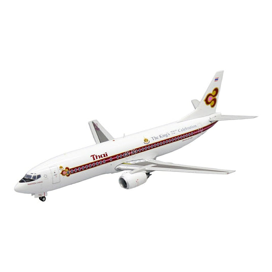 タイ国際航空 Thai Airways ボーイング 737-400 The King's 72nd Celebration 特別塗装 HS-TDJ / JC Wings 1/200 飛行機模型 旅客機
