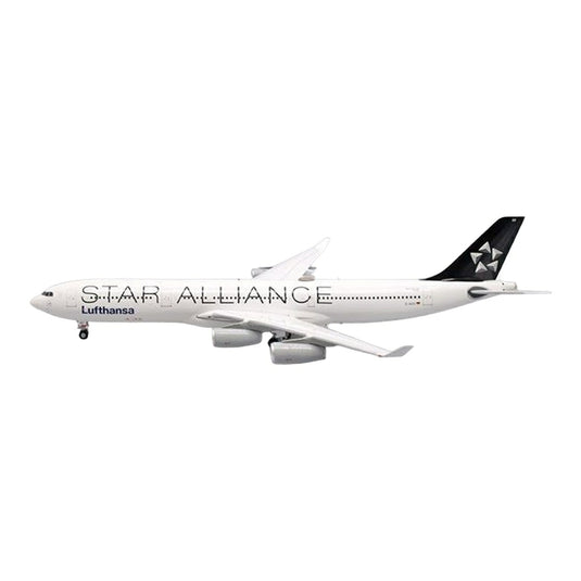ルフトハンザ Lufthansa エアバス A340-300 スターアライアンス塗装 D-AIGV / JC Wings 1/200 飛行機模型 旅客機
