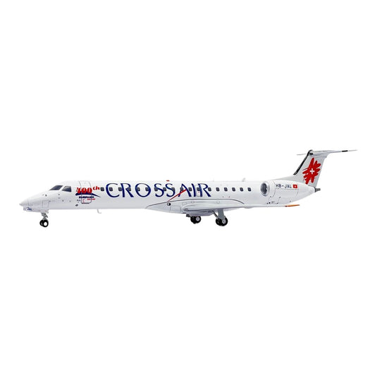 クロスエア Crossair エンブラエル ERJ145 HB-JAL 「400th ERJ 145」特別塗装 / JC Wings 1/200 飛行機模型 旅客機