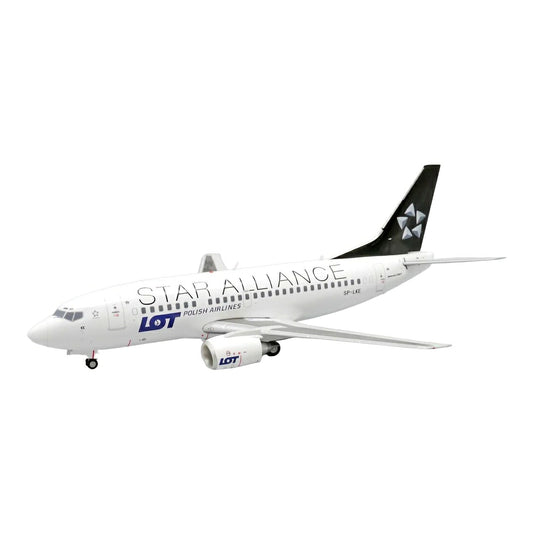 LOTポーランド航空 LOT Polish Airlines ボーイング 737-500 SP-LKE スターアライアンス塗装 / JC Wings 1/200 飛行機模型 旅客機