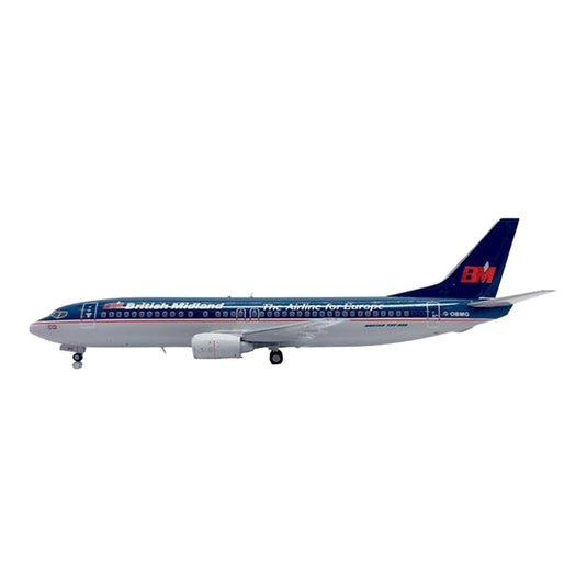 ブリティッシュ・ミッドランド航空 British Midland Airways ボーイング 737-400 G-OBMG / JC Wings 1/200 飛行機模型 旅客機