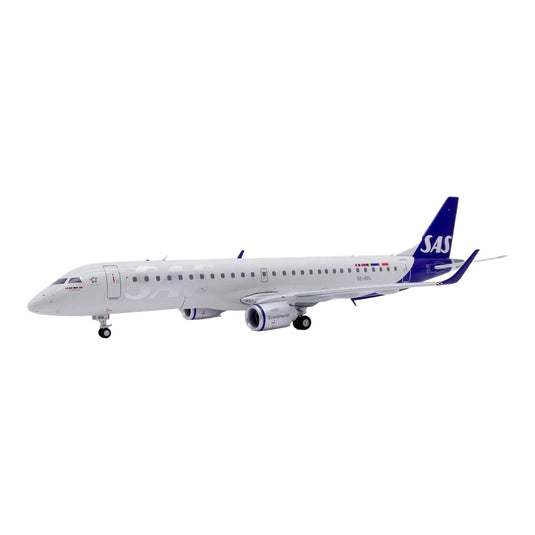 スカンジナビア航空 SAS Scandinavian Airlines エンブラエル 195 SE-RSL / JC Wings 1/200 飛行機模型 旅客機