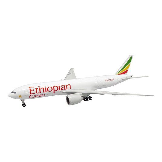 エチオピア航空カーゴ Ethiopian Cargo ボーイング 777-200LRF ET-AWE / JC Wings 1/200 飛行機模型 旅客機