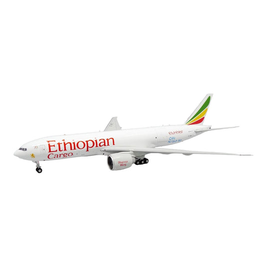 エチオピア航空カーゴ Ethiopian Cargo ボーイング 777-200F ET-APU / JC Wings 1/200 飛行機模型 旅客機