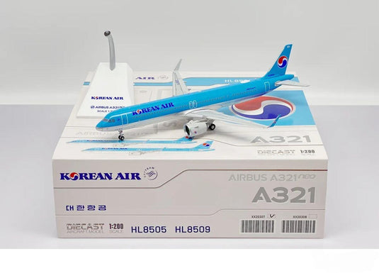 大韓航空 Korean Air エアバス A321neo HL8505 / JC Wings 1/200 飛行機模型 旅客機