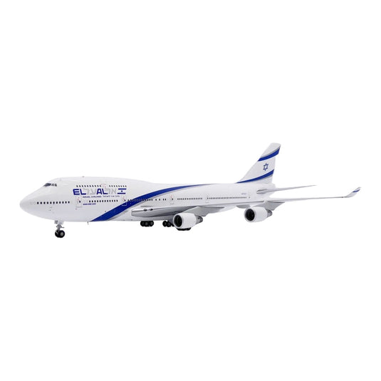 エルアル・イスラエル航空 Israel Airlines ボーイング 747-400 4X-ELA / JC Wings 1/200 飛行機模型 旅客機