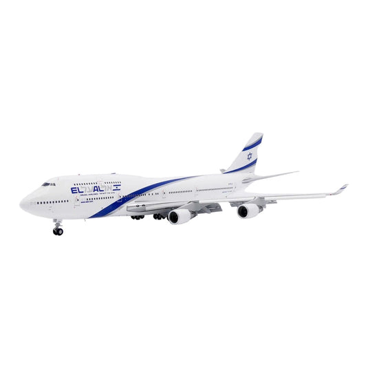 エルアル・イスラエル航空 EL AL Israel Airlines ボーイング 747-400 4X-ELA フラップダウン仕様 / JC Wings 1/200 飛行機模型 旅客機