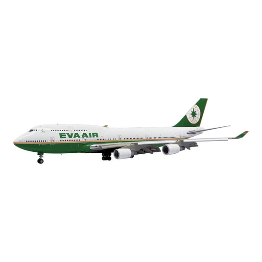 エバー航空 EVA Air ボーイング 747-400 B-16411 アビエーションタグ付属 フラップダウン仕様 / JC Wings 1/200 飛行機模型 旅客機
