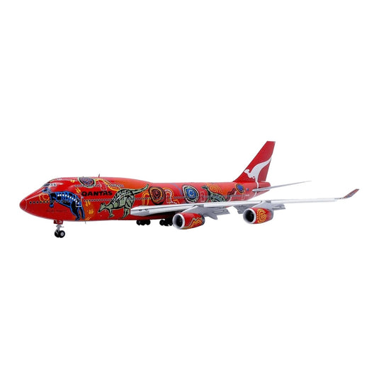 カンタス航空 Qantas Airways ボーイング 747-400 VH-OJB フラップダウン仕様 特別塗装 / JC Wings 1/200 飛行機模型 旅客機