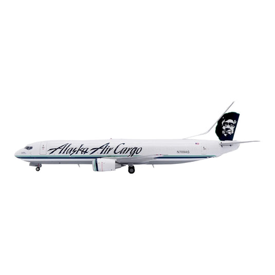 アラスカエアカーゴ Alaska Air Cargo ボーイング 737-400 N709AS / JC Wings 1/200 飛行機模型 貨物機