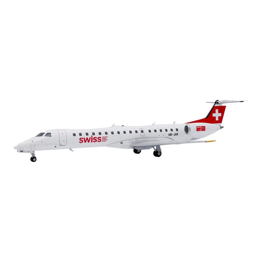 スイスインターナショナルエアラインズ Swiss エンブラエル ERJ-145 HB-JAK / JC Wings 1/200 飛行機模型 旅客機