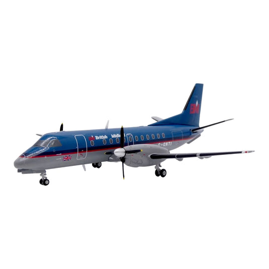 ブリティッシュ・ミッドランド航空 British Midland サーブ 340B G-GNTI / JC Wings 1/200 飛行機模型 旅客機