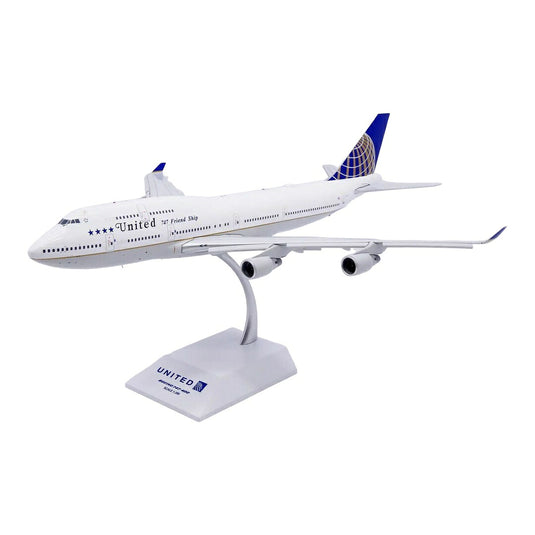 ユナイテッド航空 United Airlines ボーイング 747-400 N118UA フラップダウン仕様 / JC Wings 1/200 飛行機模型 旅客機