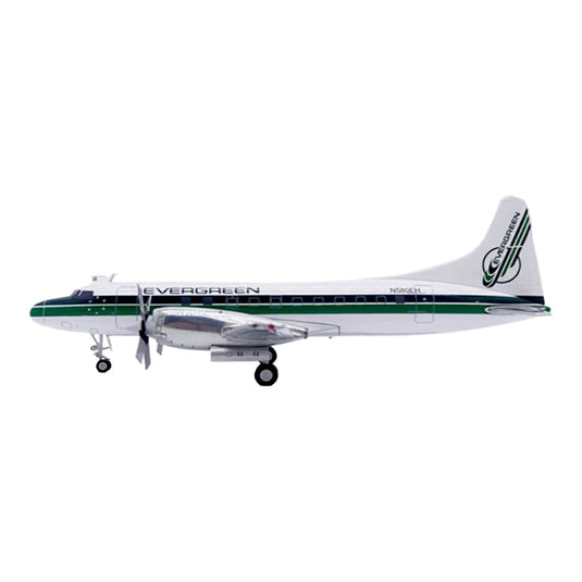 エバーグリーン・インターナショナル Evergreen International コンベア CV-580F N580EH / JC Wings 1/200 飛行機模型 旅客機
