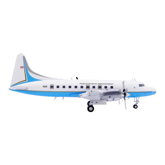 アメリカ連邦航空局 Federal Aviation Administration コンベア CV-580 / JC Wings 1/200 飛行機模型 ミリタリー
