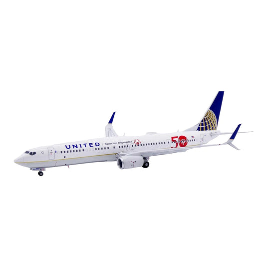 ユナイテッド航空 United Airlines ボーイング 737-900ER N66837 スペシャルオリンピックス50周年特別塗装 / JC Wings 1/200 飛行機模型 旅客機
