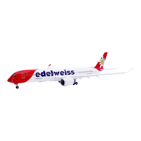 エーデルワイス航空 Edelweiss Air エアバス A350-900 フラップダウン仕様 HB-IHC / JC Wings 1/200 飛行機模型 旅客機