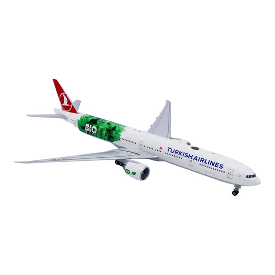 ターキッシュエアラインズ Turkish Airlines ボーイング 777-300ER バイオ燃料特別塗装 TC-LJH / JC Wings 1/200 飛行機模型 旅客機