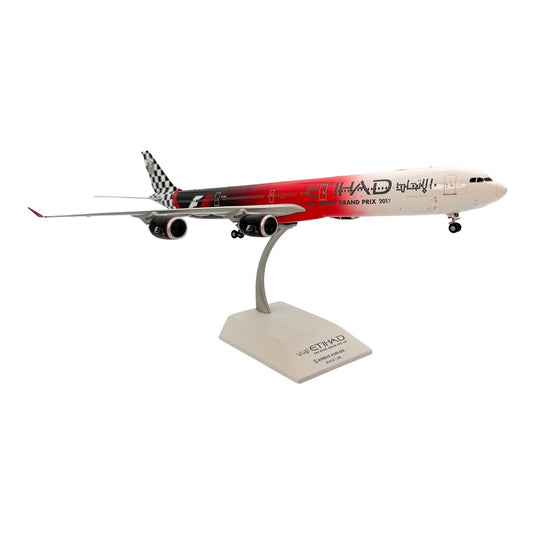 エティハド航空 Etihad Airways エアバス A340-600 A6-EHJ 2017 Formula 1 特別塗装 / JC Wings 1/200 飛行機模型 旅客機