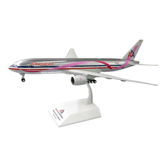 アメリカン航空 American Airlines ボーイング 777-200ER N759AN ピンクリボン特別塗装 / JC Wings 1/200 飛行機模型 旅客機