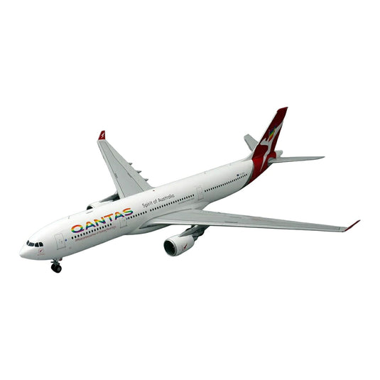 カンタス航空 Qantas Airways エアバス A330-300 VH-QPJ レインボー特別塗装 / JC Wings 1/200 飛行機模型 旅客機