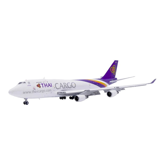 タイ・カーゴ Thai Cargo ボーイング 747-400BCF HS-TGJ フラップダウン仕様 / JC Wings 1/400 飛行機模型 貨物機