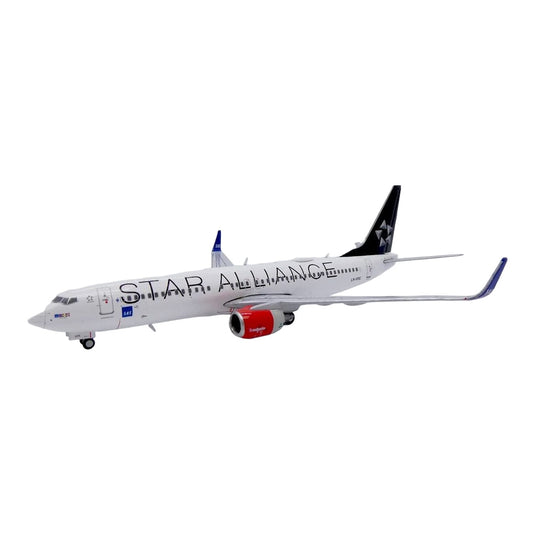 スカンジナビア航空 SAS ボーイング 737-800 LN-RRE スターアライアンス塗装 / JC Wings 1/400 飛行機模型 旅客機