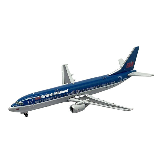 ブリティッシュ・ミッドランド British Midland ボーイング 737-400 G-OBME / JC Wings 1/400 飛行機模型 旅客機