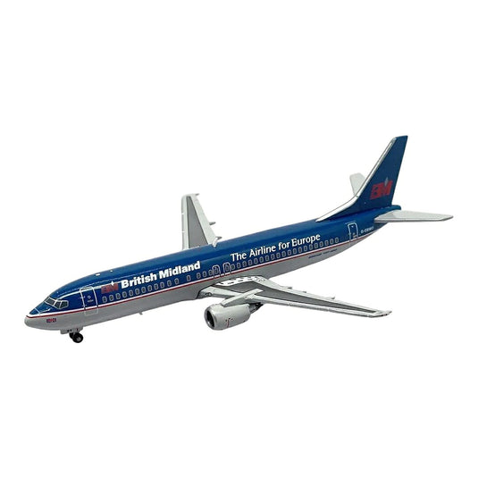 ブリティッシュ・ミッドランド航空 British Midland ボーイング 737-400 G-OBMG / JC Wings 1/400 飛行機模型 旅客機