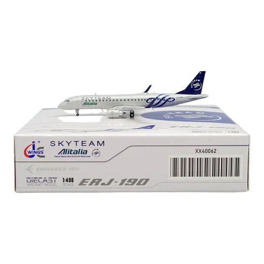 アリタリア航空 Alitalia エンブラエル ERJ-190 EI-RND スカイチーム塗装 / JC Wings 1/400 飛行機模型 旅客機