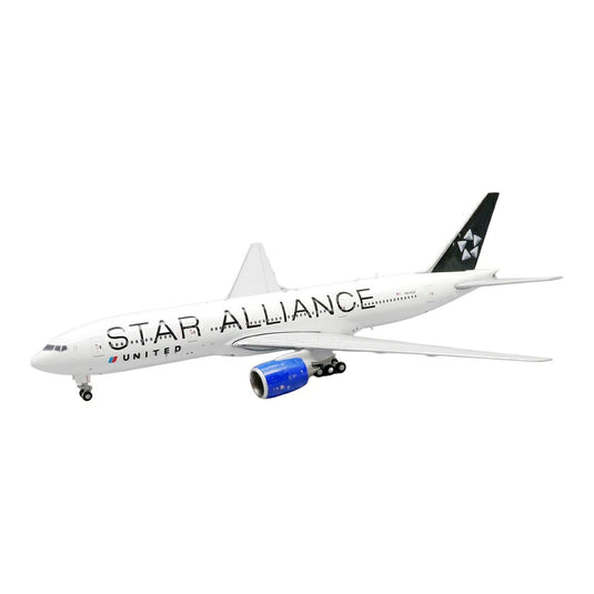 ユナイテッド航空 United Airlines ボーイング 777-200ER N218UA スターアライアンス塗装 / JC Wings 1/400 飛行機模型 旅客機