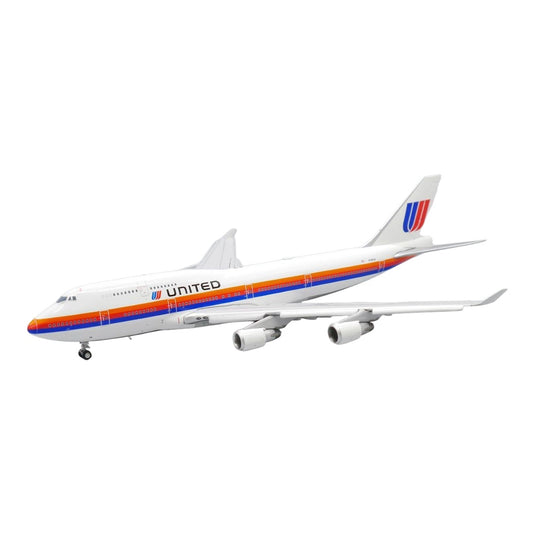 ユナイテッド航空 United Airlines ボーイング 747-400 N183UA フラップダウン仕様 / JC Wings 1/400 飛行機模型 旅客機