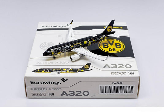 ユーロウイングス Eurowings エアバス A320 D-AEWM BVB 09 特別塗装 / JC Wings 1/400 飛行機模型 旅客機