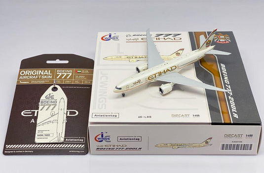 エティハド航空 Etihad Airways ボーイング 777-200LR A6-LRB / JC Wings 1/400 飛行機模型 旅客機