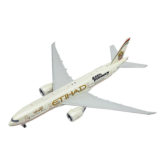 エティハド航空 Etihad Airways ボーイング 777-200LR A6-LRE Fast & Furious 7 特別塗装 / JC Wings 1/400 飛行機模型 旅客機