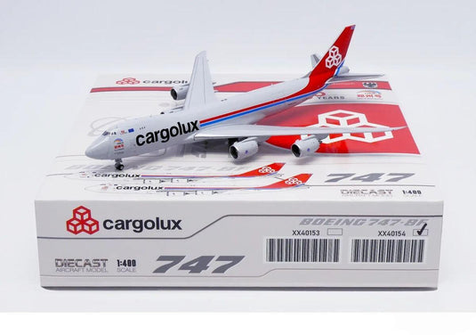 カーゴルックス Cargolux Airlines ボーイング 747-8F LX-VCJ / JC Wings 1/400 飛行機模型 旅客機